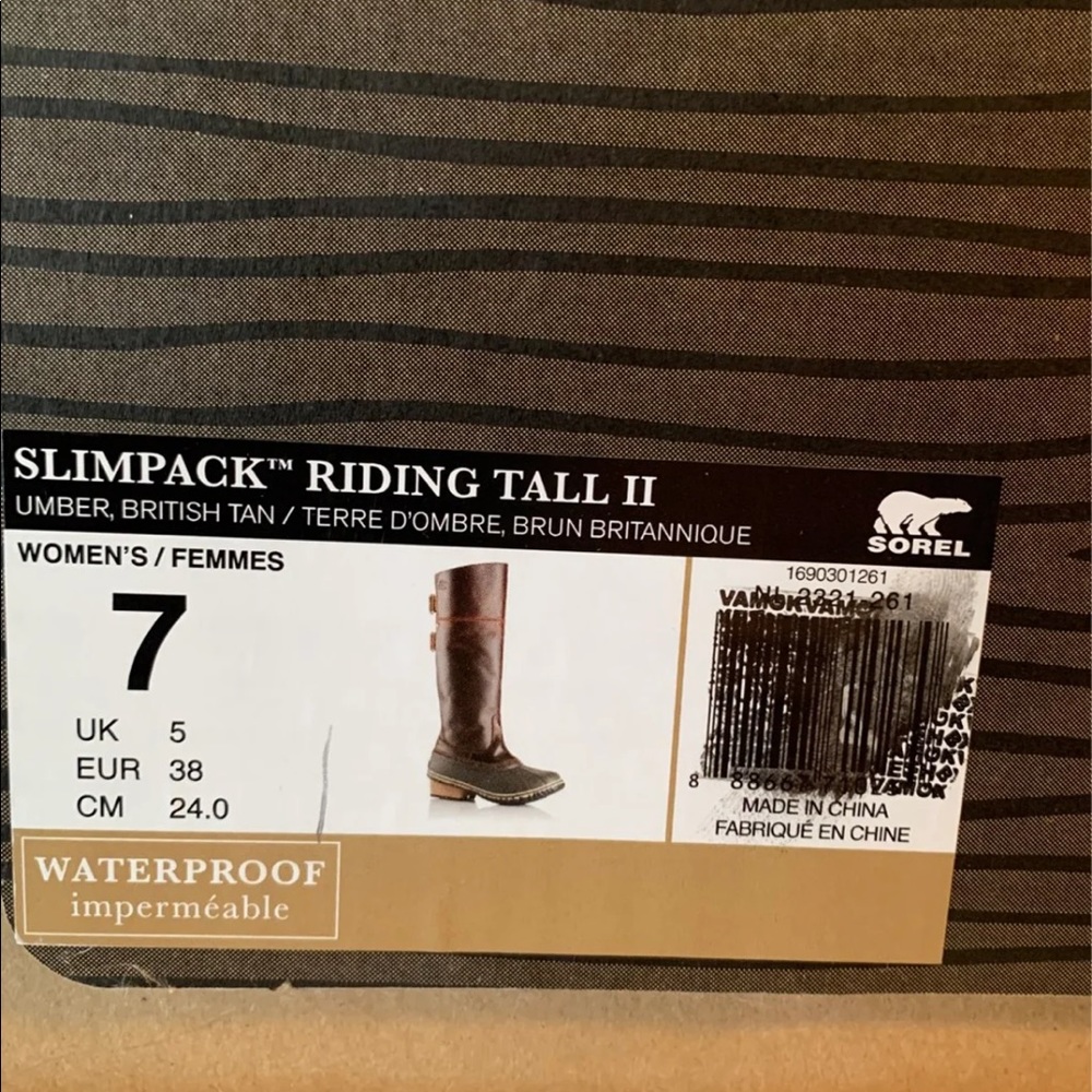 Women’s Sorel Slimpack Tall size 7
